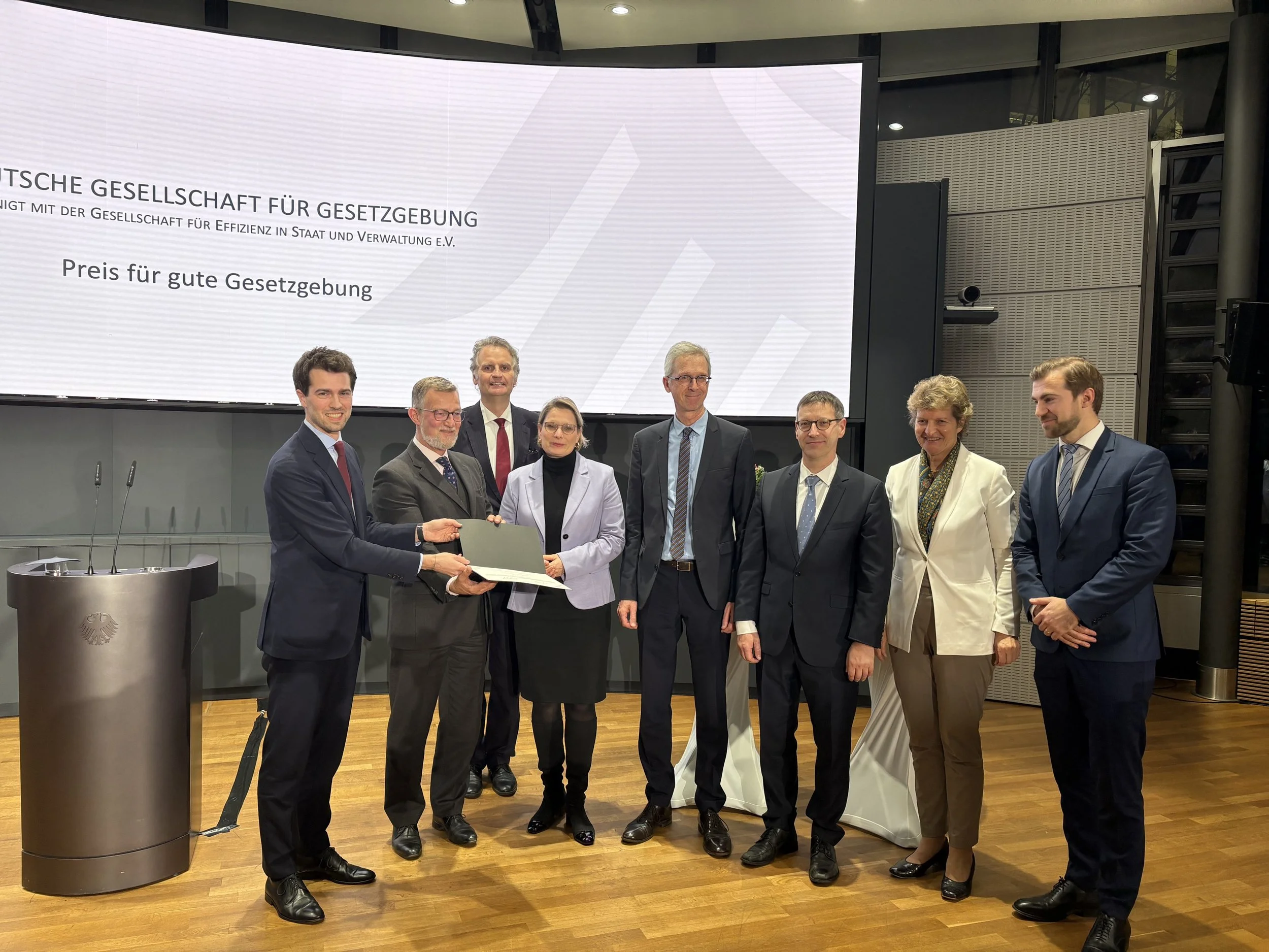 Laudatio zum Preis für gute Gesetzgebung 2024/2025 für das Projekt „Europäisches Wirtschaftsgesetzbuch“ der Vereinigung Henri Capitant