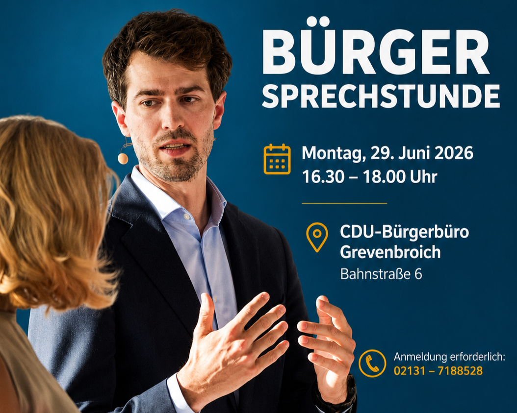 Bürgersprechstunde in Grevenbroich 