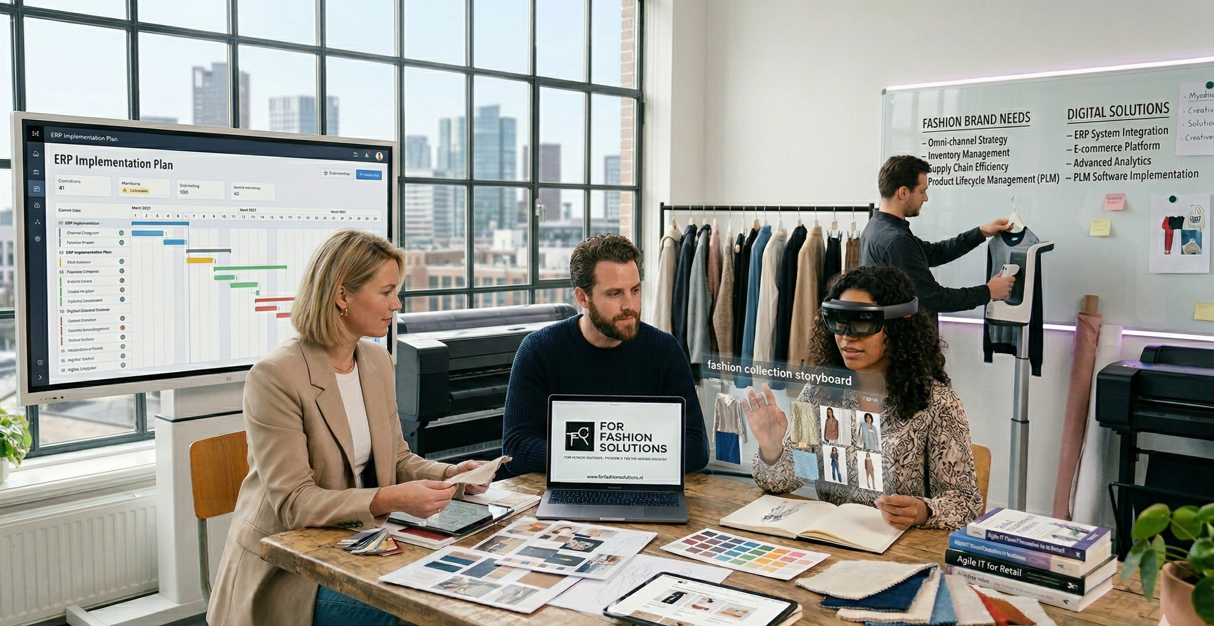 ForFashionSolutions, project management, applicatie selectie, vooruitgang door fashion-expertise, This applies for the Fashion, Apparel, Shoes and Sports industry ERP, WMS, PIM, PLM, BI, Transformation, Selection, Project Management.