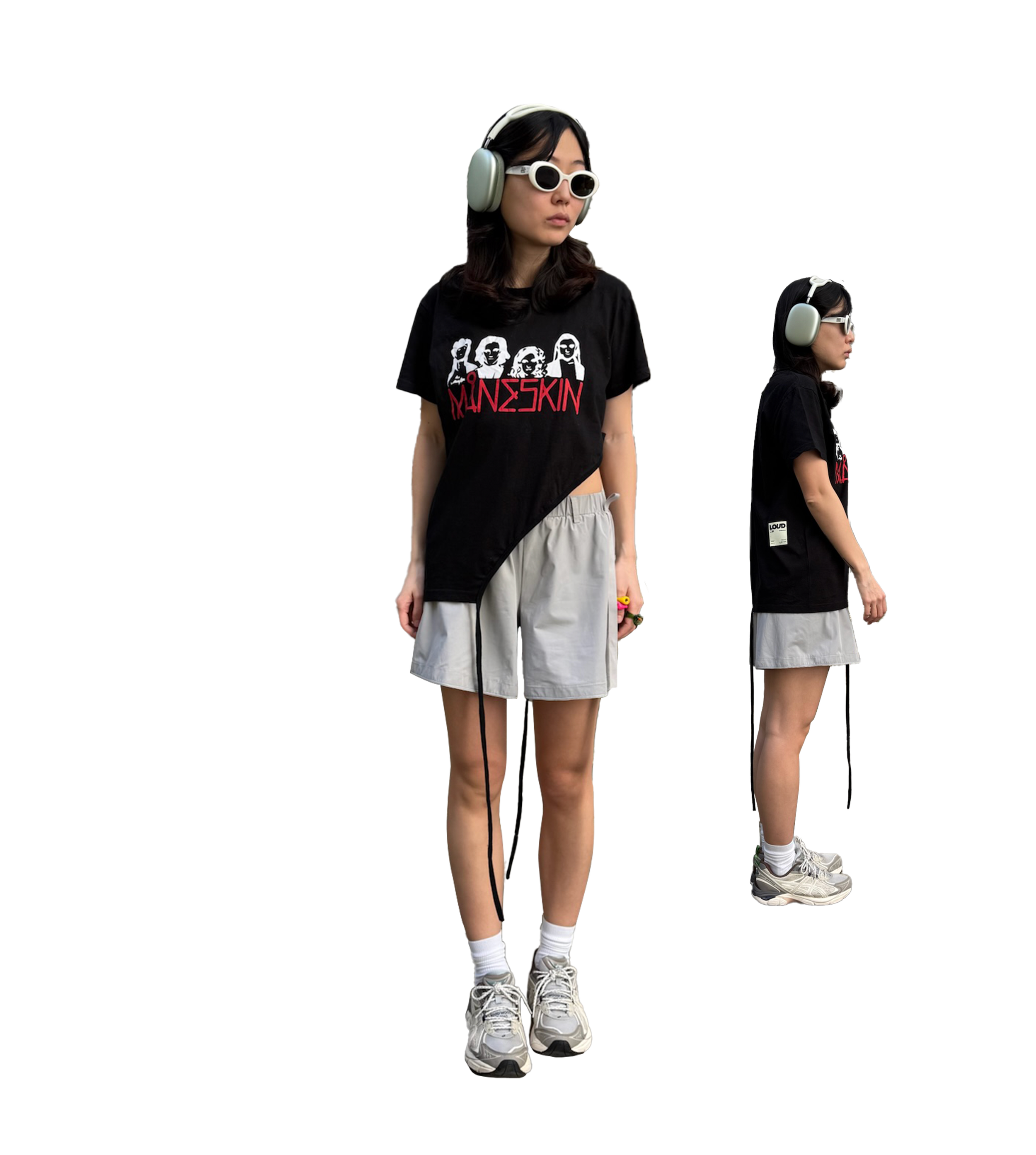 S Upcycled Dance T-shirt Maneskin