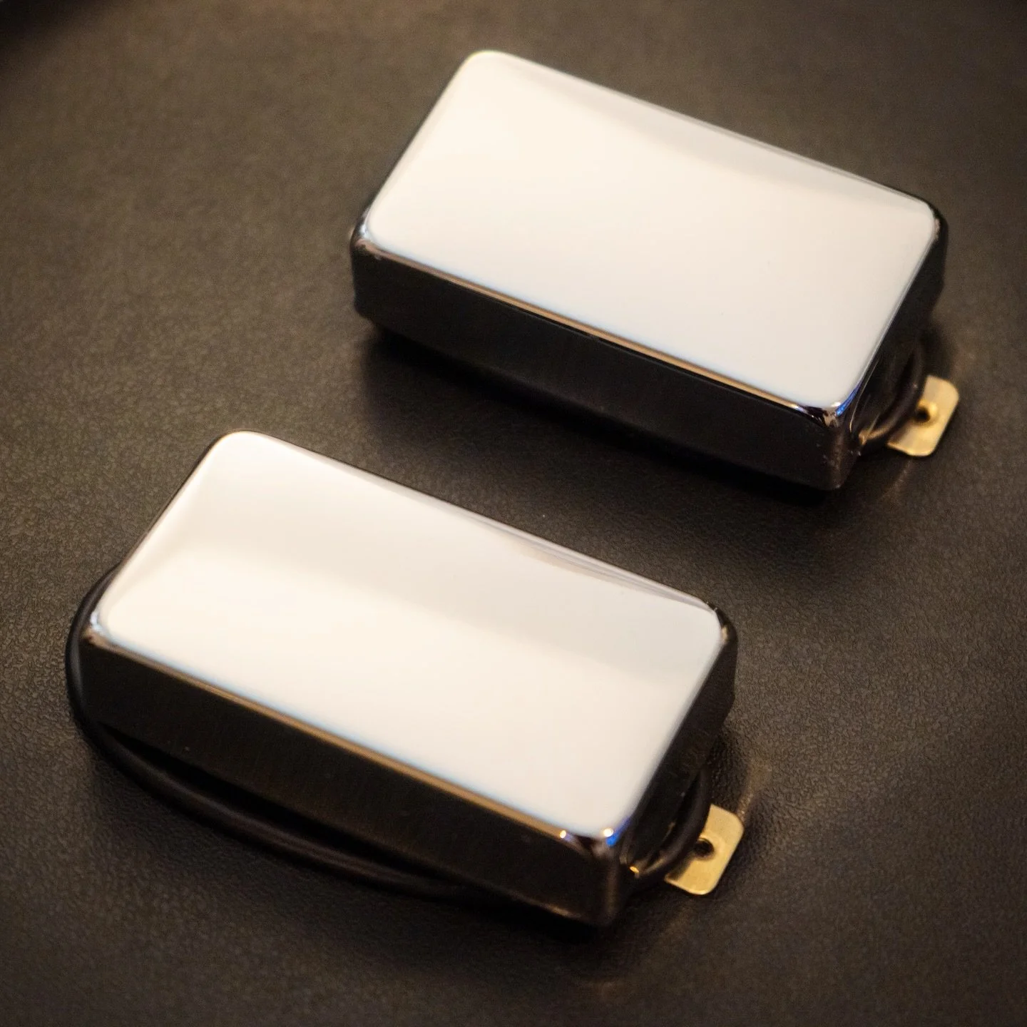 A set of &ldquo;Low &amp; Behold&rdquo; humbuckers with a chrome hole-less cover - a personal favorite! Ready to be sent to Sweden! 🇸🇪

You can get your very own Low &amp; Behold pickup set at my website, linked in bio!

#humbucker #guitarpickups #