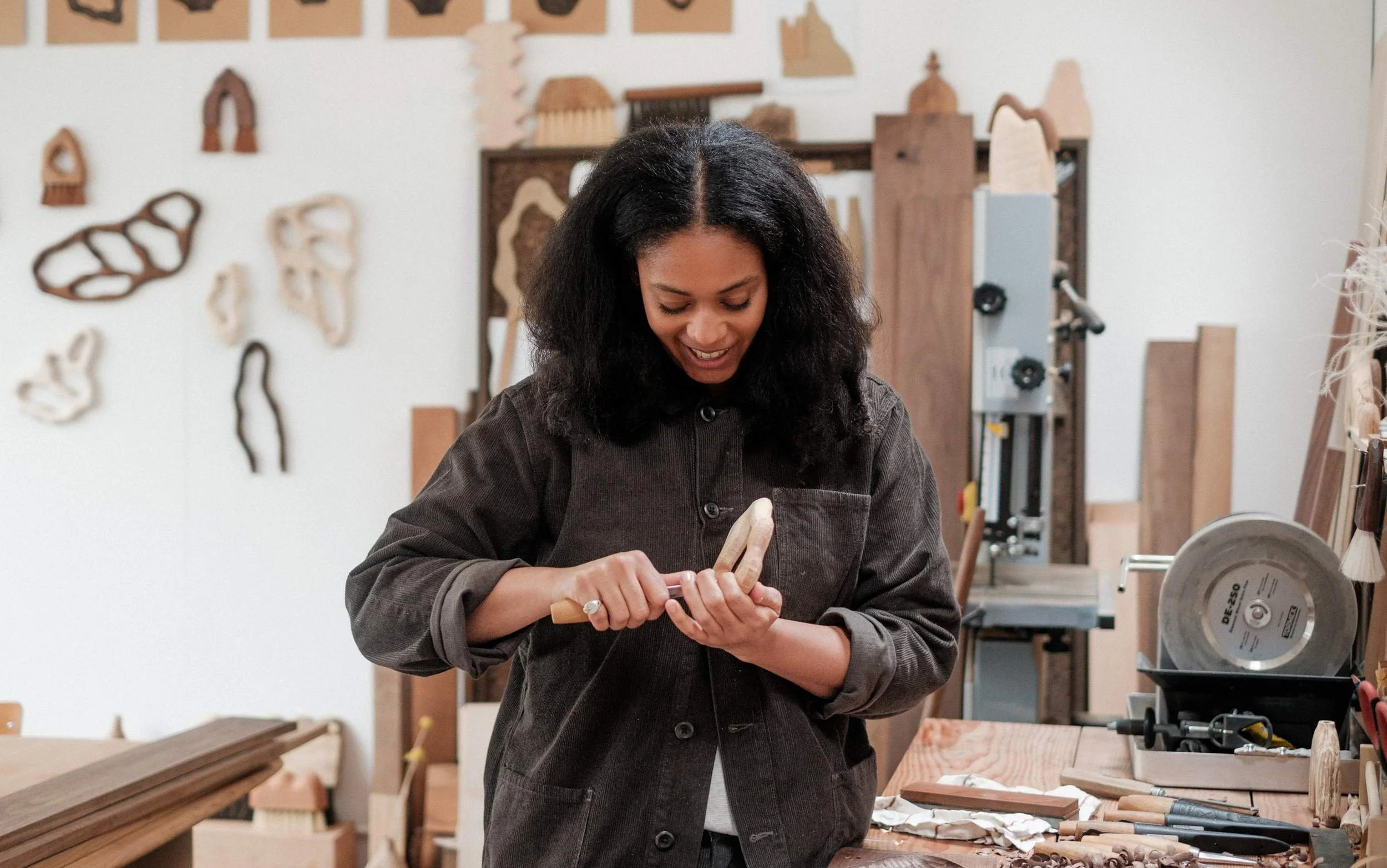 Going with the Grain - Inside the South London Studio of Woodworker, Sophie Sellu