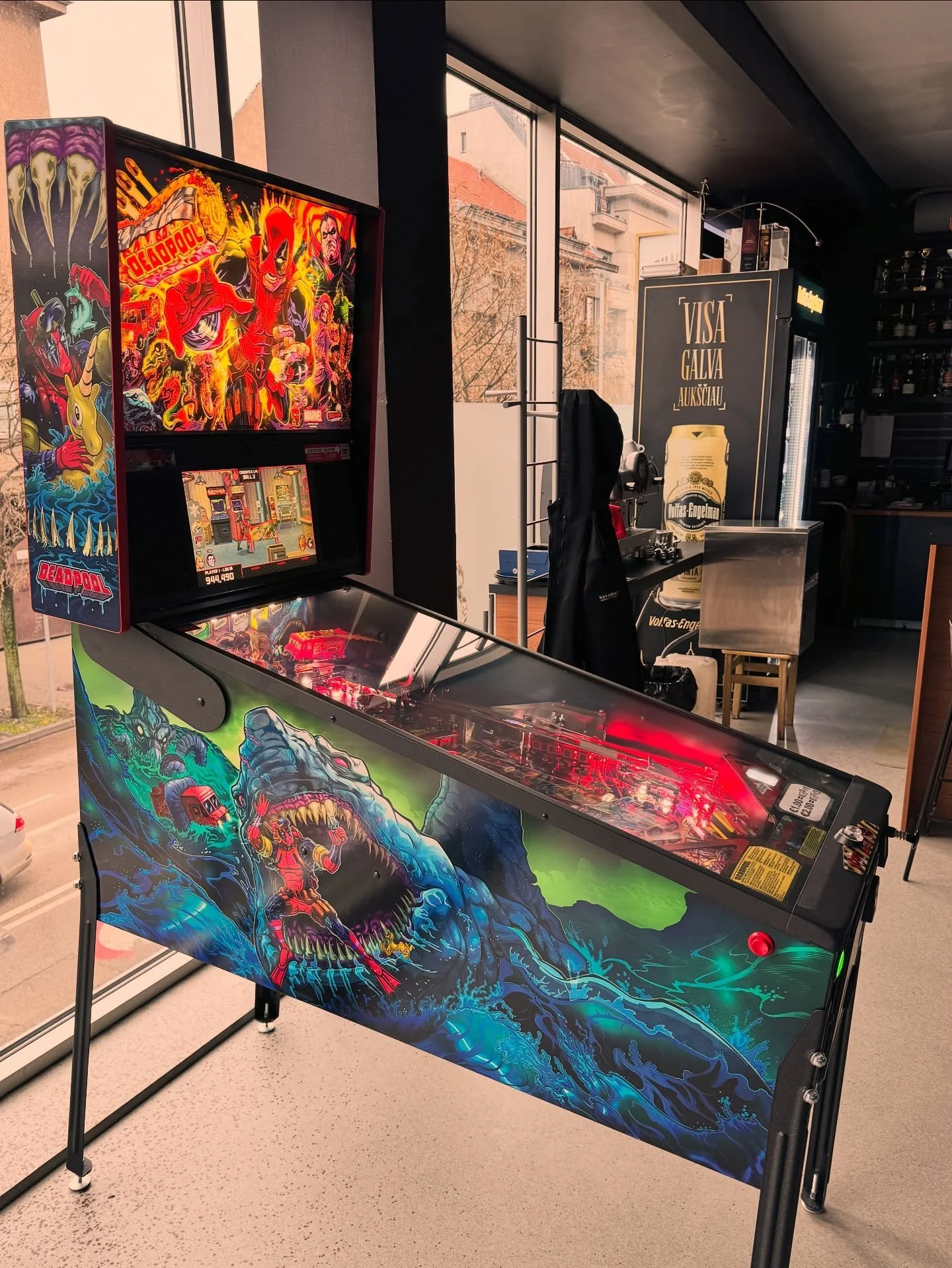 🎉 Congrats to @biliardoklubasentry in Kaunas on adding the brand-new Deadpool Premium pinball!
🕹️ This top @sternpinball game is now live on the Insider Connected map.
🔥 Drop by, go for the high score, and share your experience with other players!