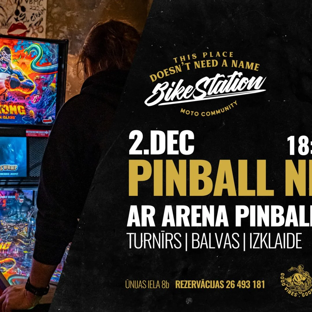 Pinball at Bike Station #2