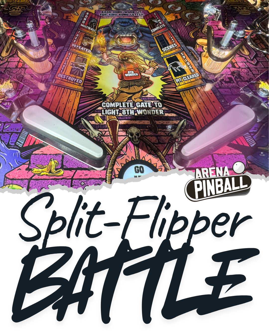 Pinball Arena Split Flipper Battle 2026 1