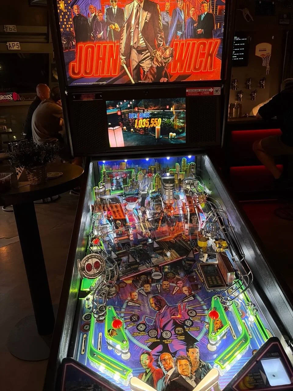 Show your John Wick #pinball high score @craft.beer.station