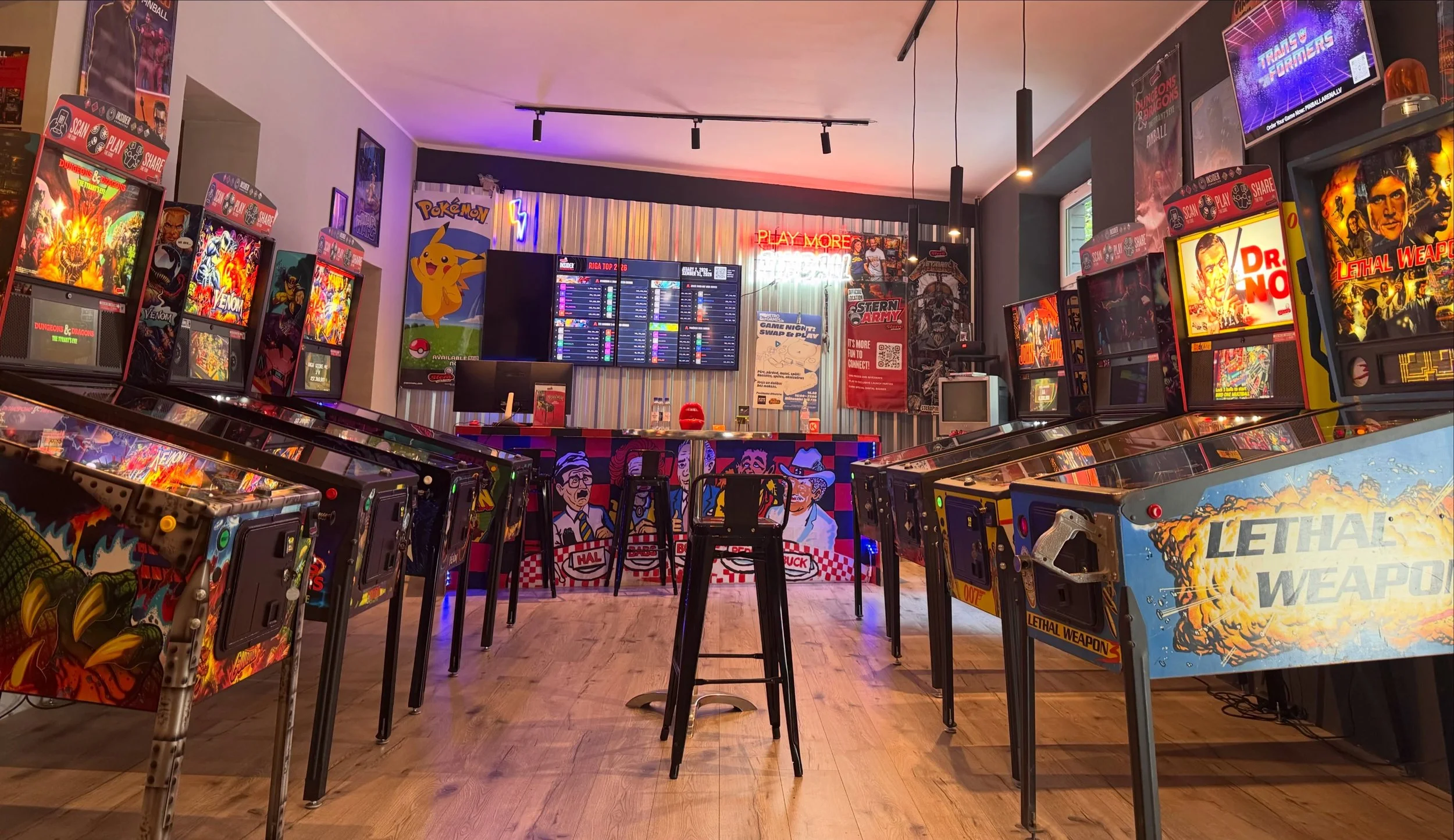 Pinball Arena &ndash; the place for real games and social experience in Riga #pinball #pinbols #riga