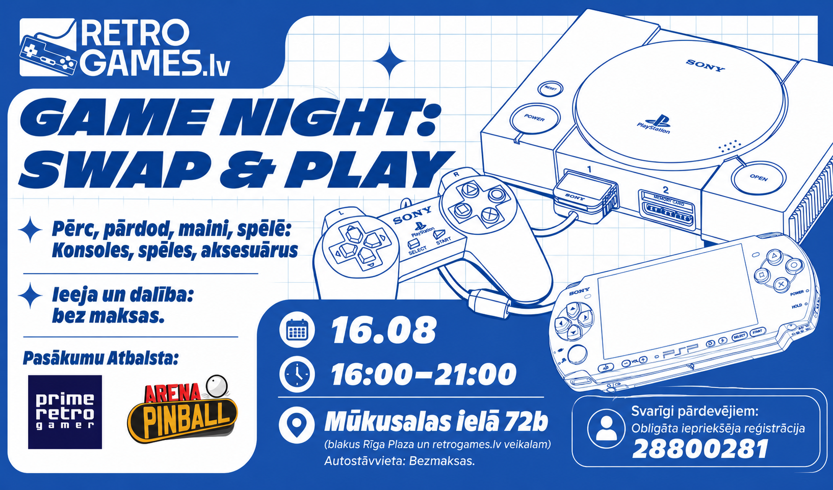 Game Swap Event retro