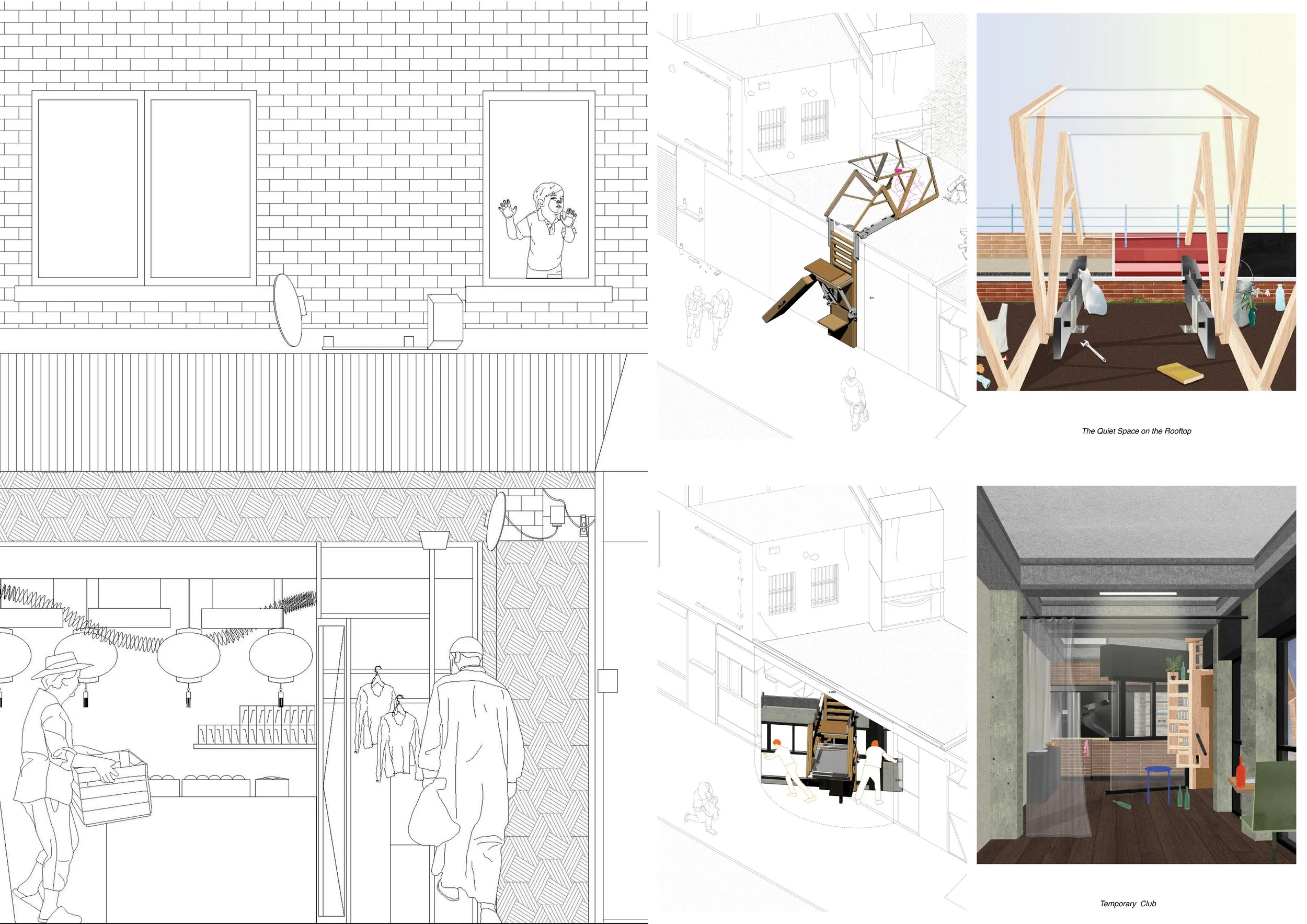 XS,S: Time based structures that confront the feeling of otherness by Yao Lu