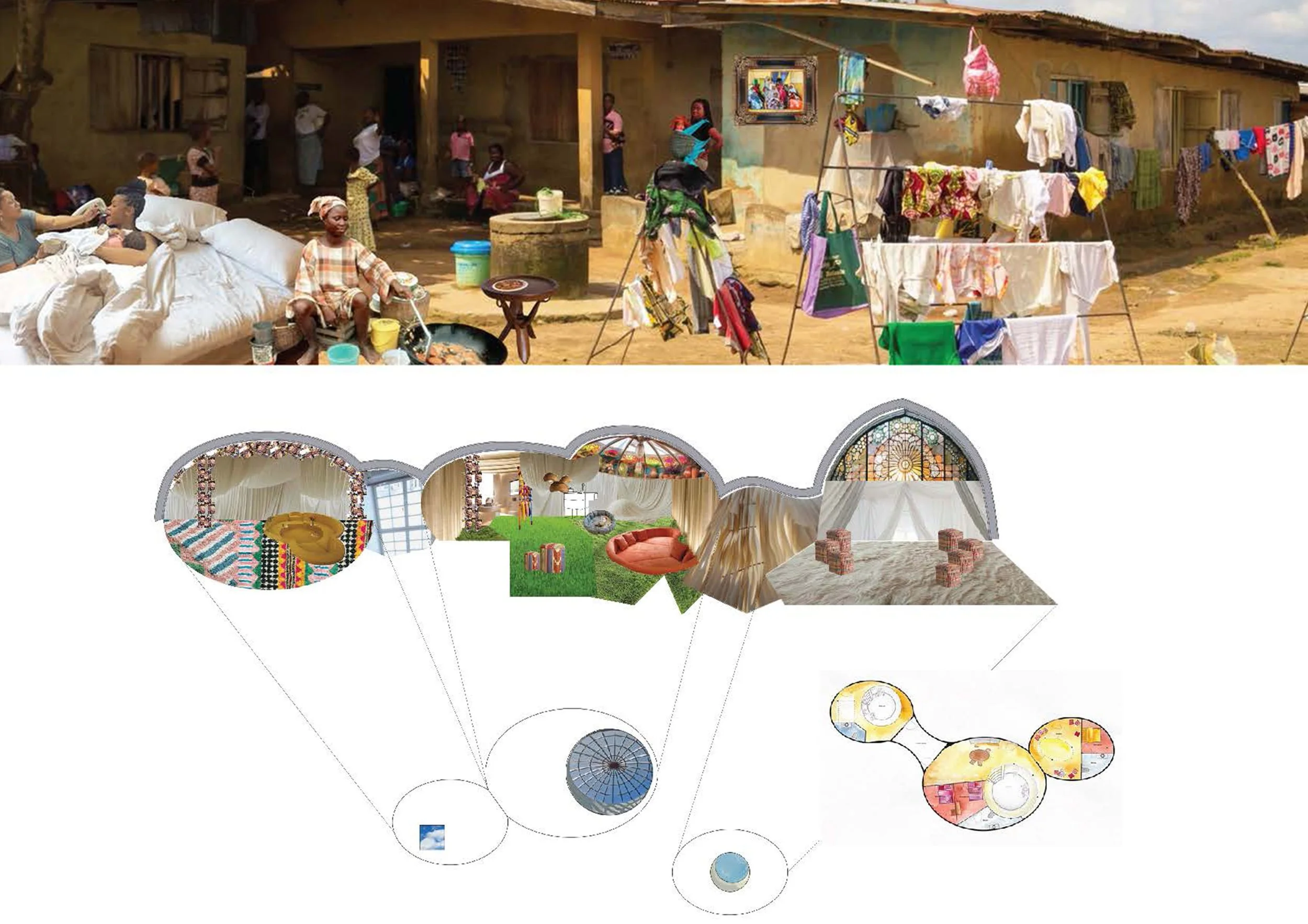 The Cocoon: Studies on heritage through tapestry by Asli Soydan