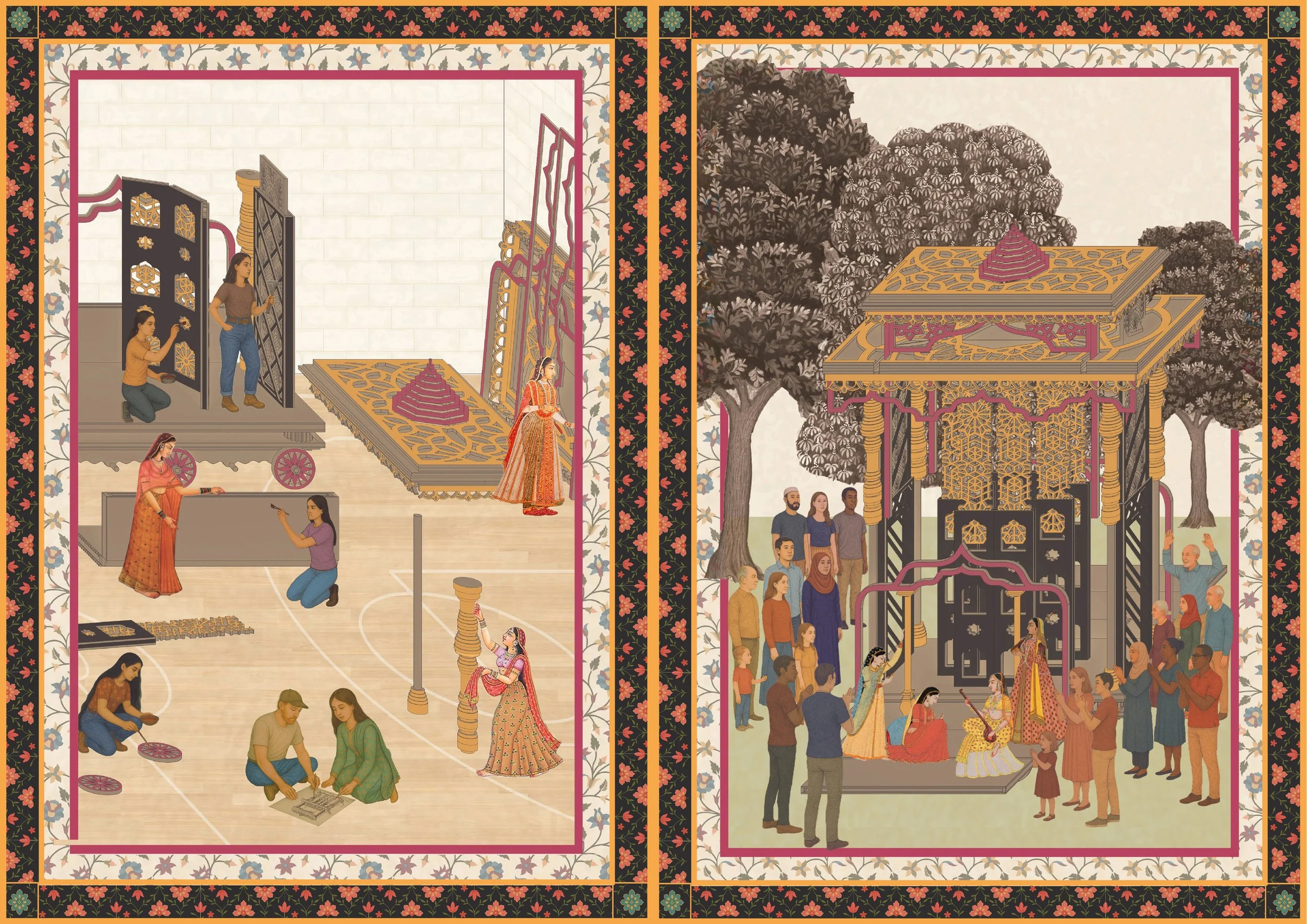 Charette: investigations into how celebrations and festivals evolve over generations and geographies by Chakrika Jadhav