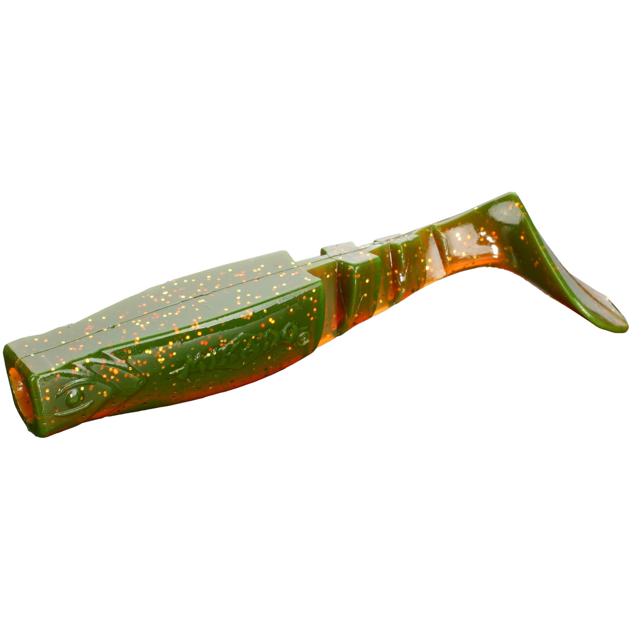 Mikado Soft Spinning Lure LRF Fishing - FISHUNTER 5cm 5 pcs - Dark Green - PMFHL5-349