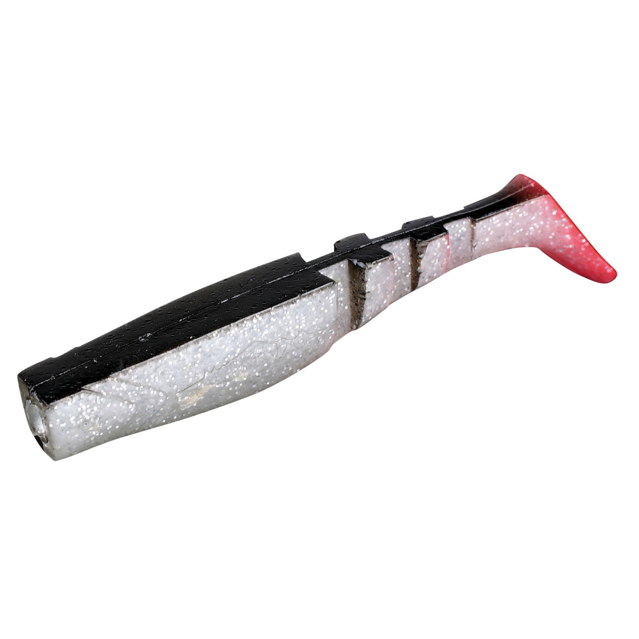 Mikado Soft Spinning Lure LRF Fishing - FISHUNTER 5cm 5 pcs - Black And White - PMFHL5-357