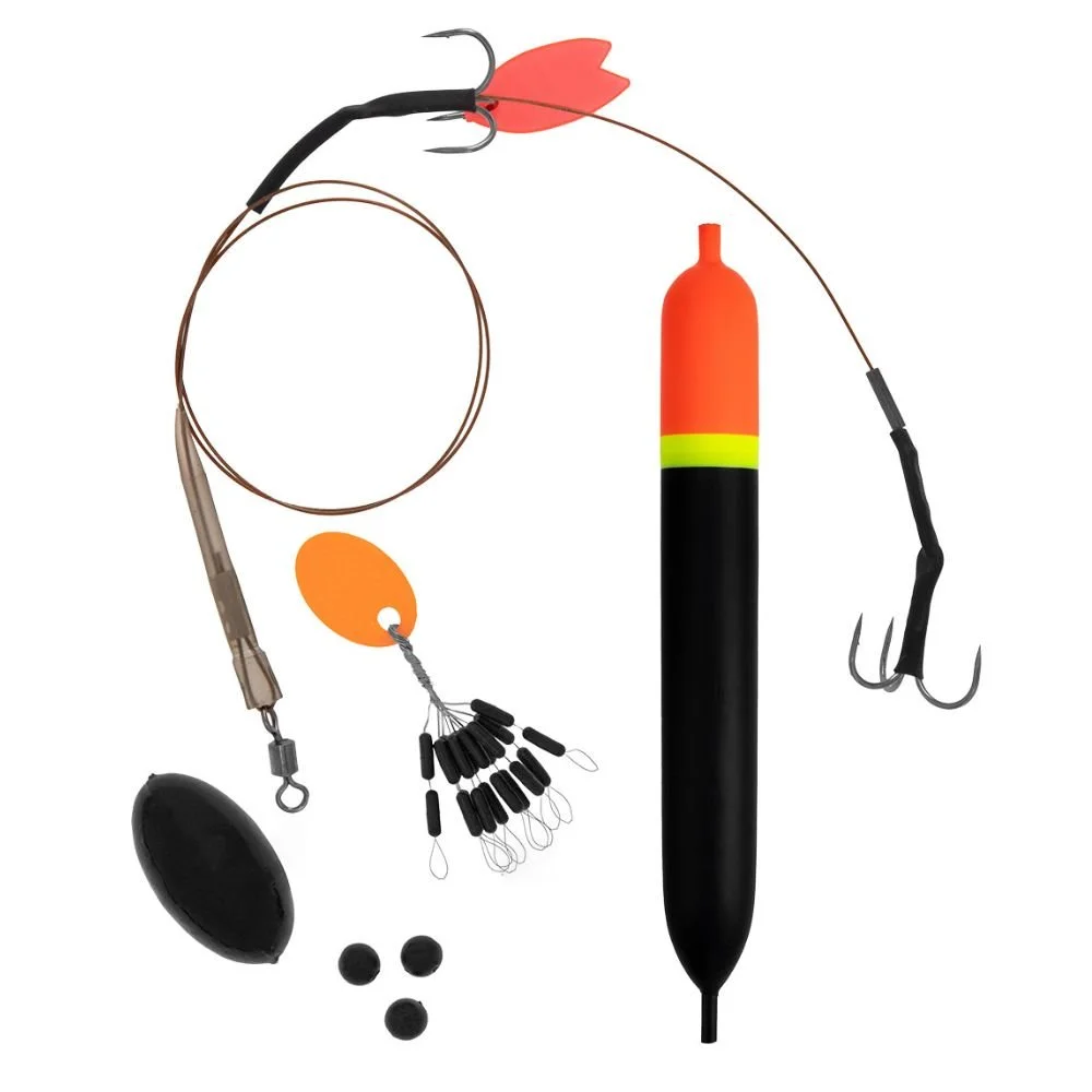 Mikado Predator Territory Inline Pike Float + Hooks + Trace Kit 20g or 30g