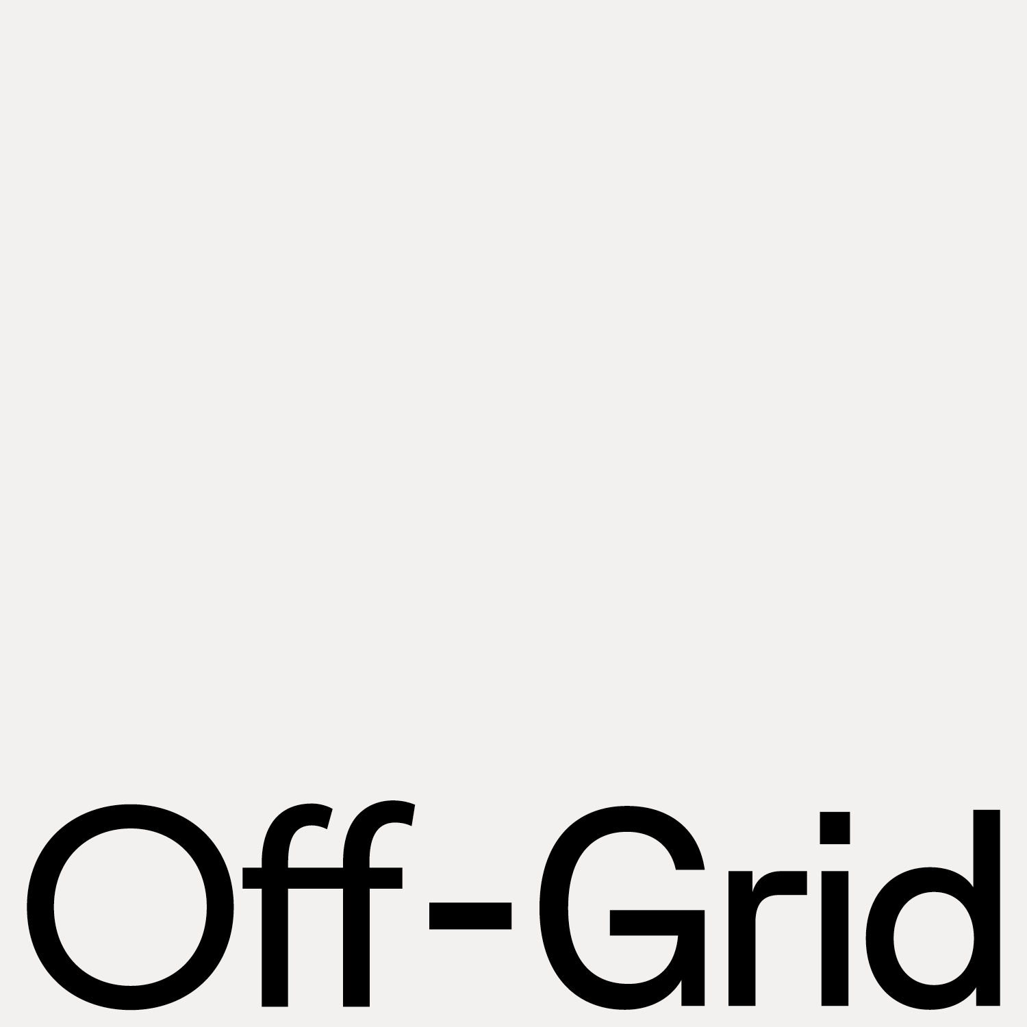 Off-Grid