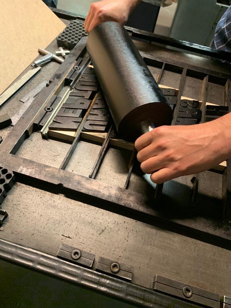 Letterpress Printing evening workshop, 23rd September, 6-8pm