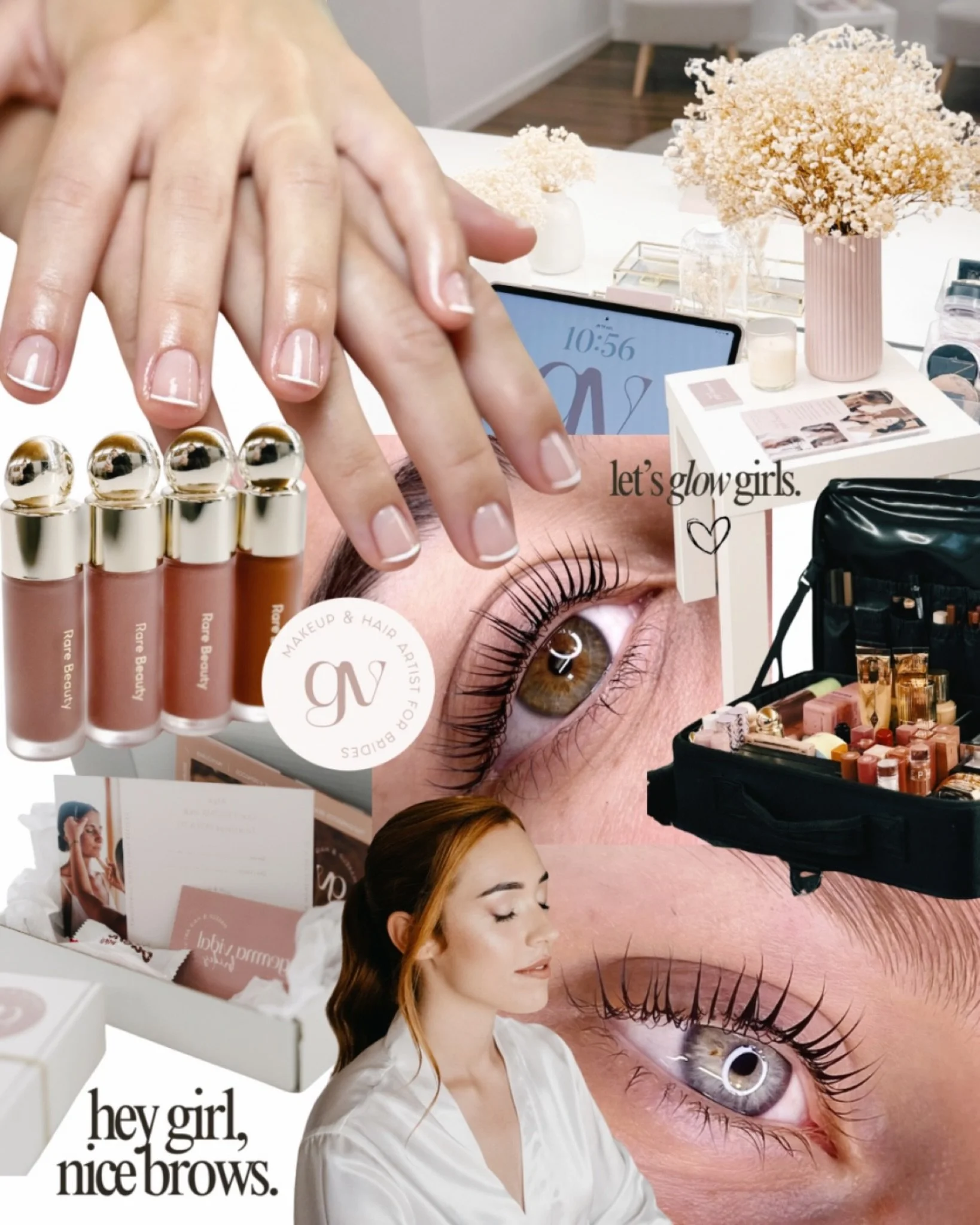 Si me dijeran que representase mi marca en una sola foto sin duda ser&iacute;a ESTA😍💗✨

Cada servicio est&aacute; pensado para realzar la personalidad de cada mujer, respetando su piel, rasgos y esencia🫧🤍

Acompa&ntilde;o a las novias mucho antes