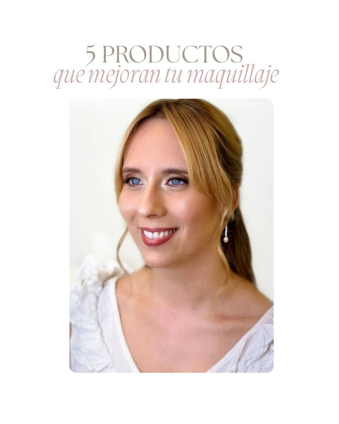5 productos TOP⭐️ que van a mejorar el acabado de tu maquillaje💖

Estos son algunos de mis productos favorit&iacute;simos y los suelo utilizar cuando me ped&iacute;s un look de maquillaje natural, fresco y elegante✨💐

La clave est&aacute; en elegir