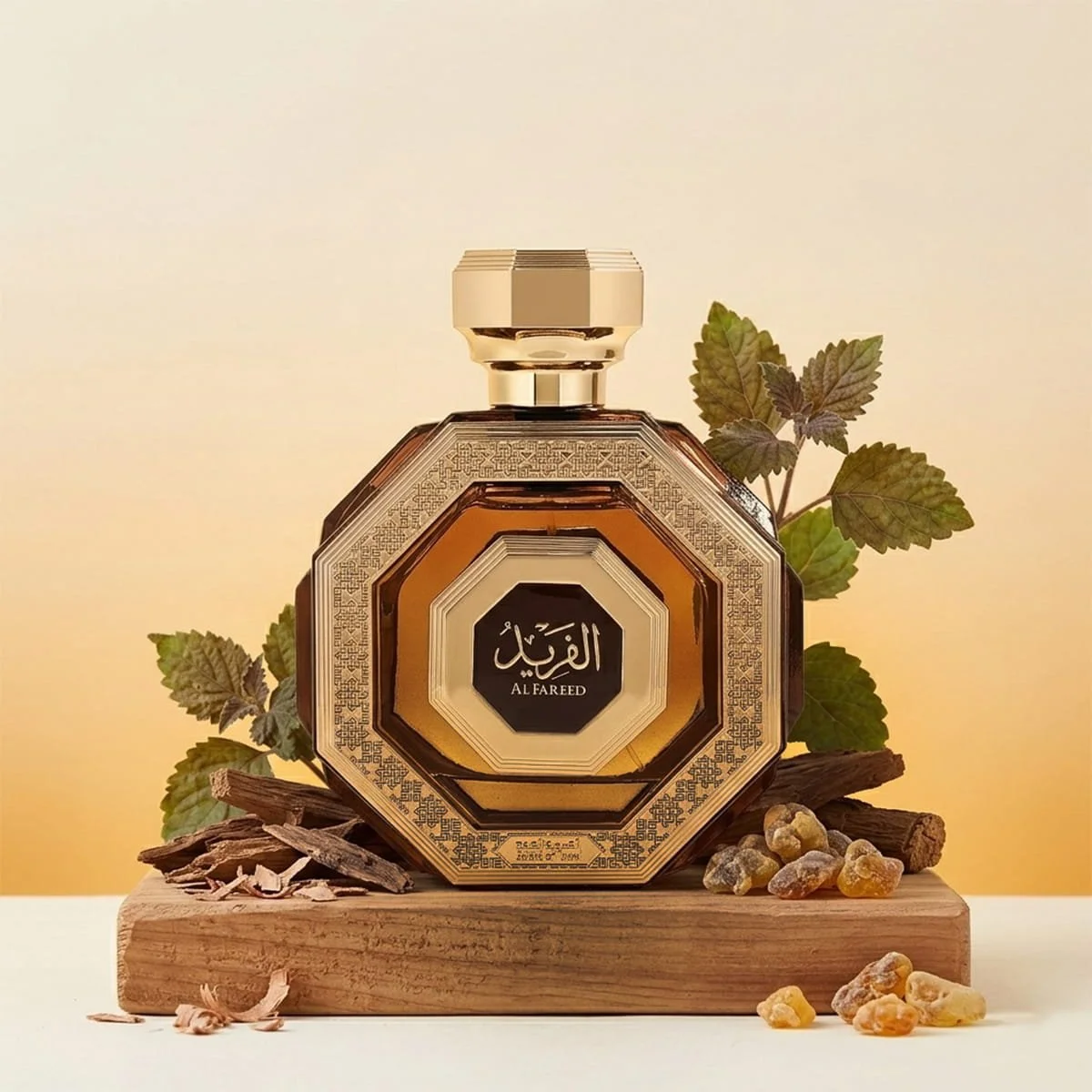 Arabian Oud Al Fareed perfume with bergamot, patchouli, oud and amber ingredients, luxury fragrance UK
