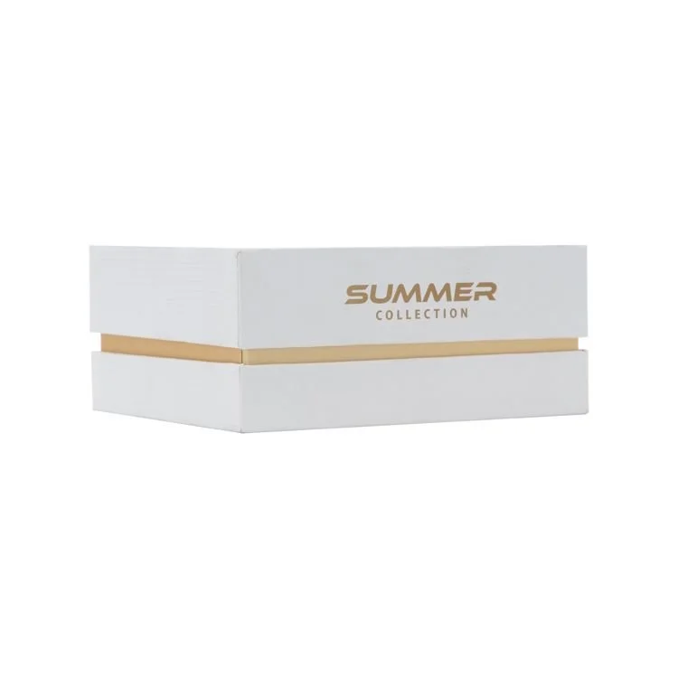 Top view of Al Majed Oud Sea and Sun summer collection gift box, luxury packaging UK