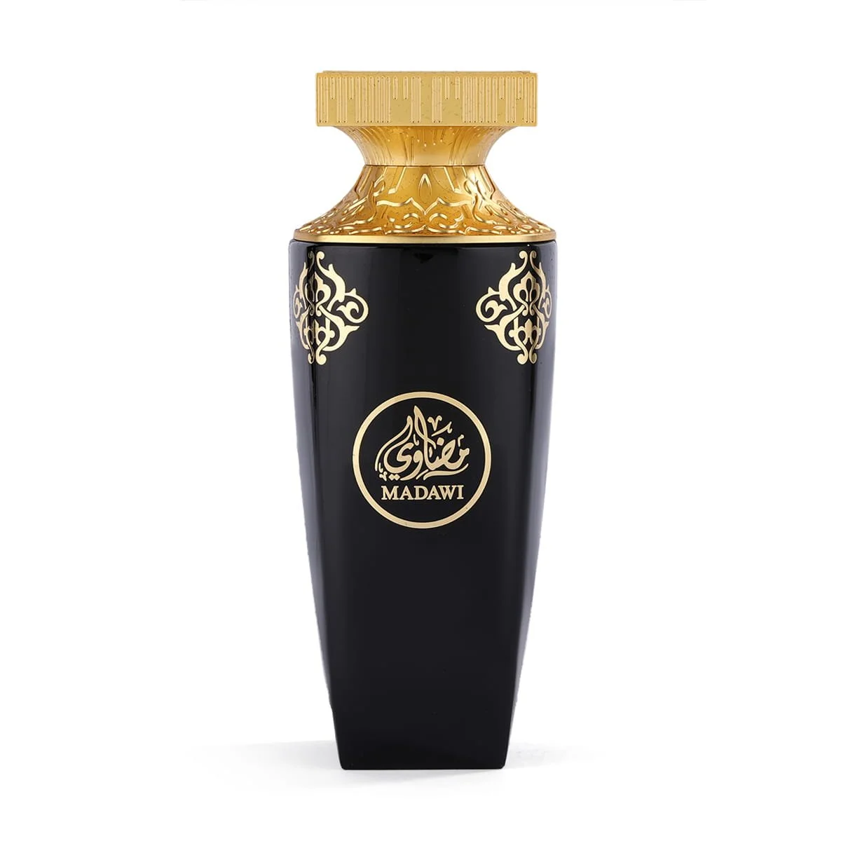 Arabian Oud Madawi 90ml eau de parfum on white background, luxury fruity fragrance UK