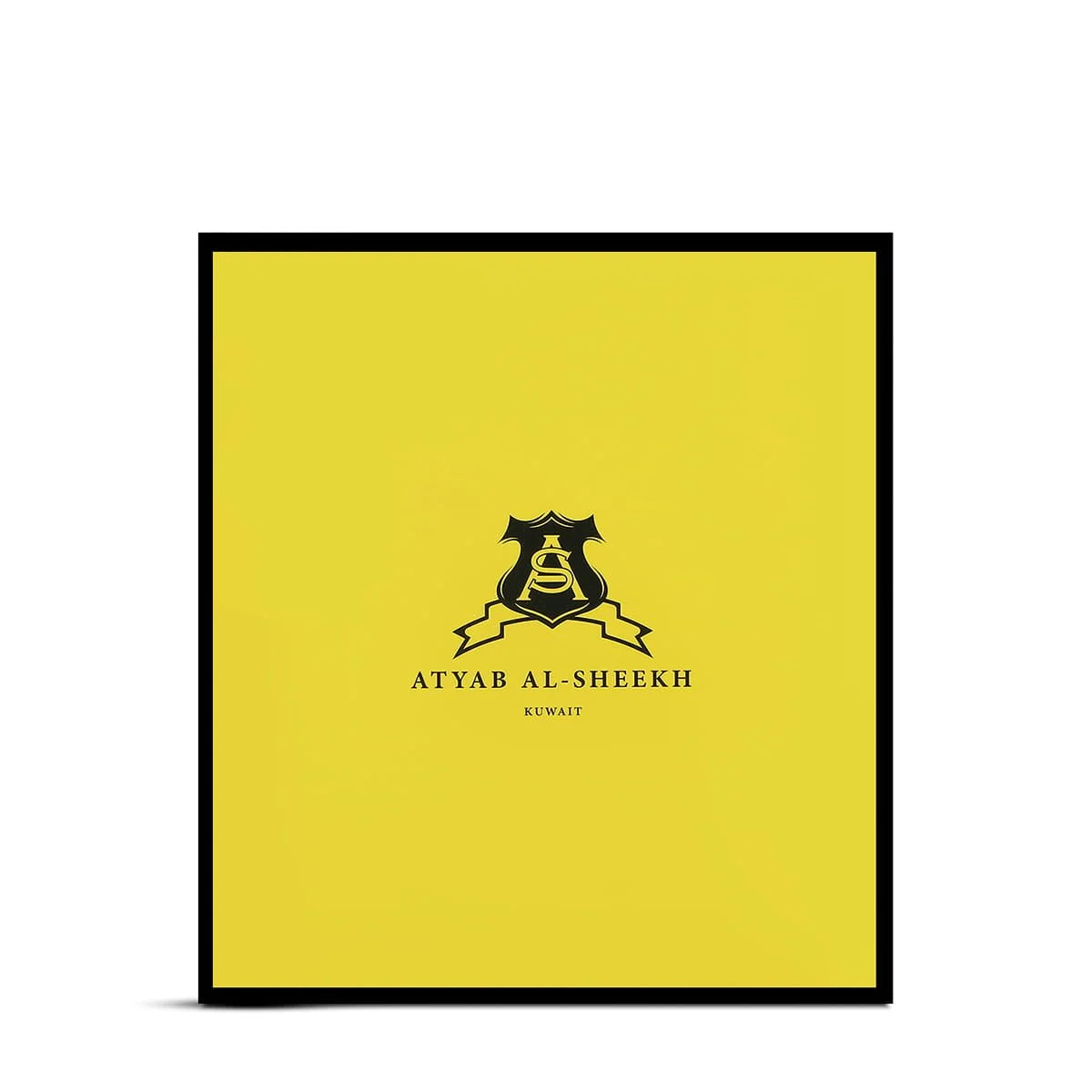 Front view of Atyab Al Sheekh Small Mabkhar Black box UK