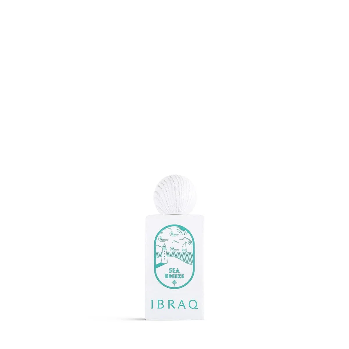 IBRAQ Sea Breeze 10ml perfume on white background, soft floral summer fragrance UK
