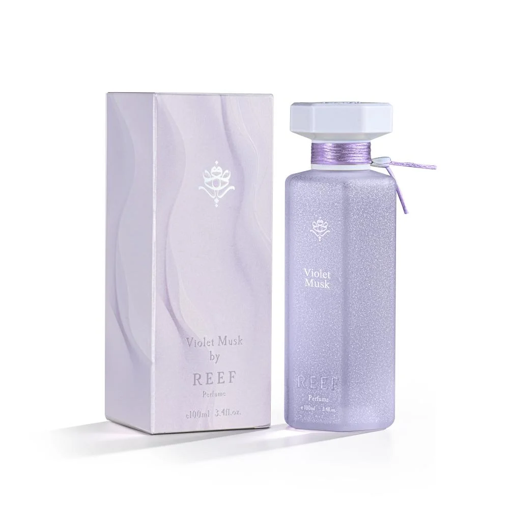 Reef Violet Musk 100ml perfume with box by Reef, authentic luxury Arabian fragrance UK