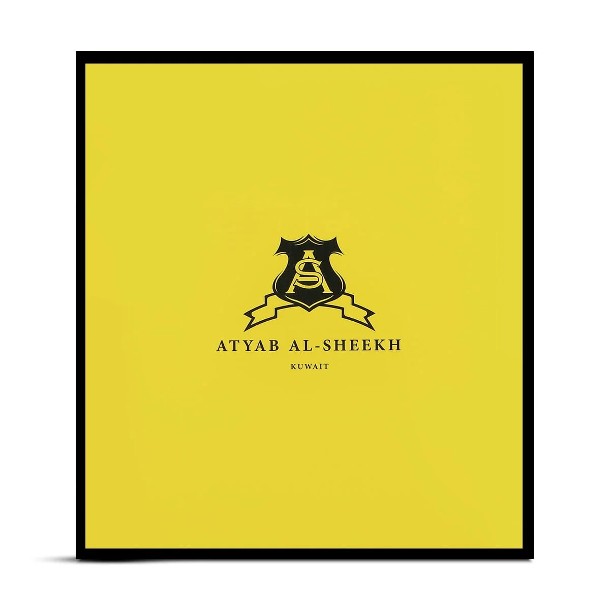 Front view of Atyab Al Sheekh Large Mabkhar Black box UK