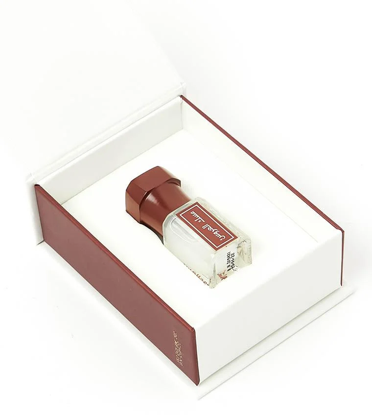 Arabian Oud Musk Al Aroos oil inside luxury case, premium white musk attar UK