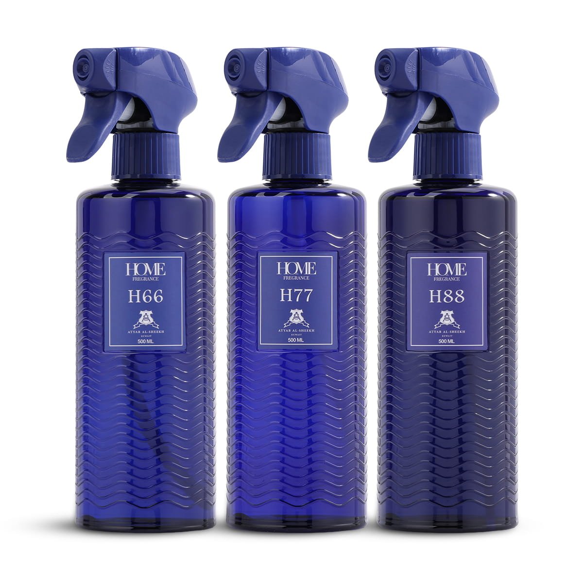 Atyab Al Sheekh Home Fragrance Set 3x500ml on white background UK
