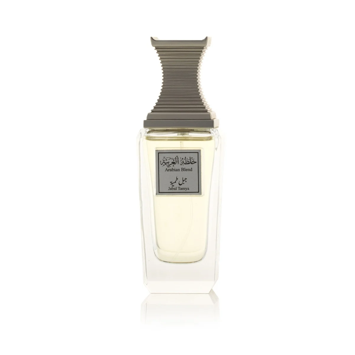 Arabian Oud Jabal Tamya eau de parfum on white background, luxury woody fragrance UK