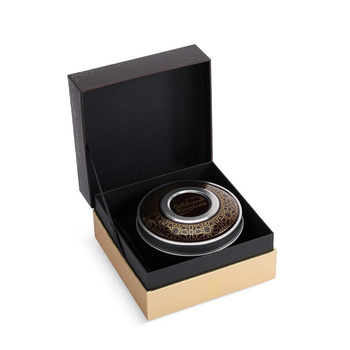 Arabian Oud Kingdom Mabsoos Incense 120g inside luxury presentation box UK