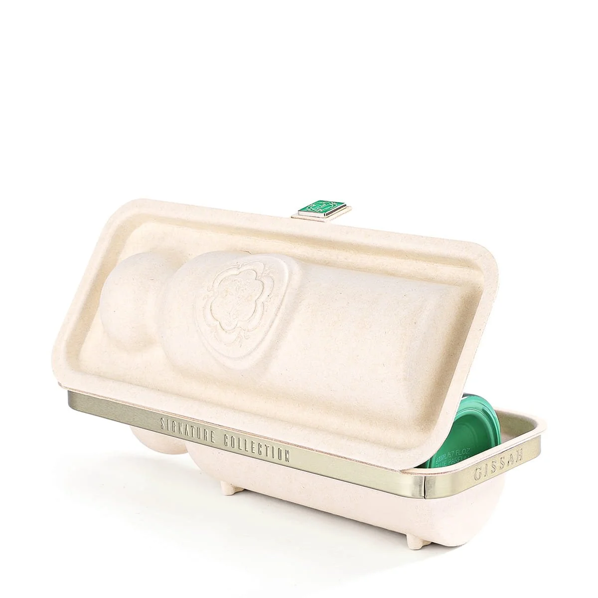 Gissah Capri luxury fragrance case opened showcasing premium details UK