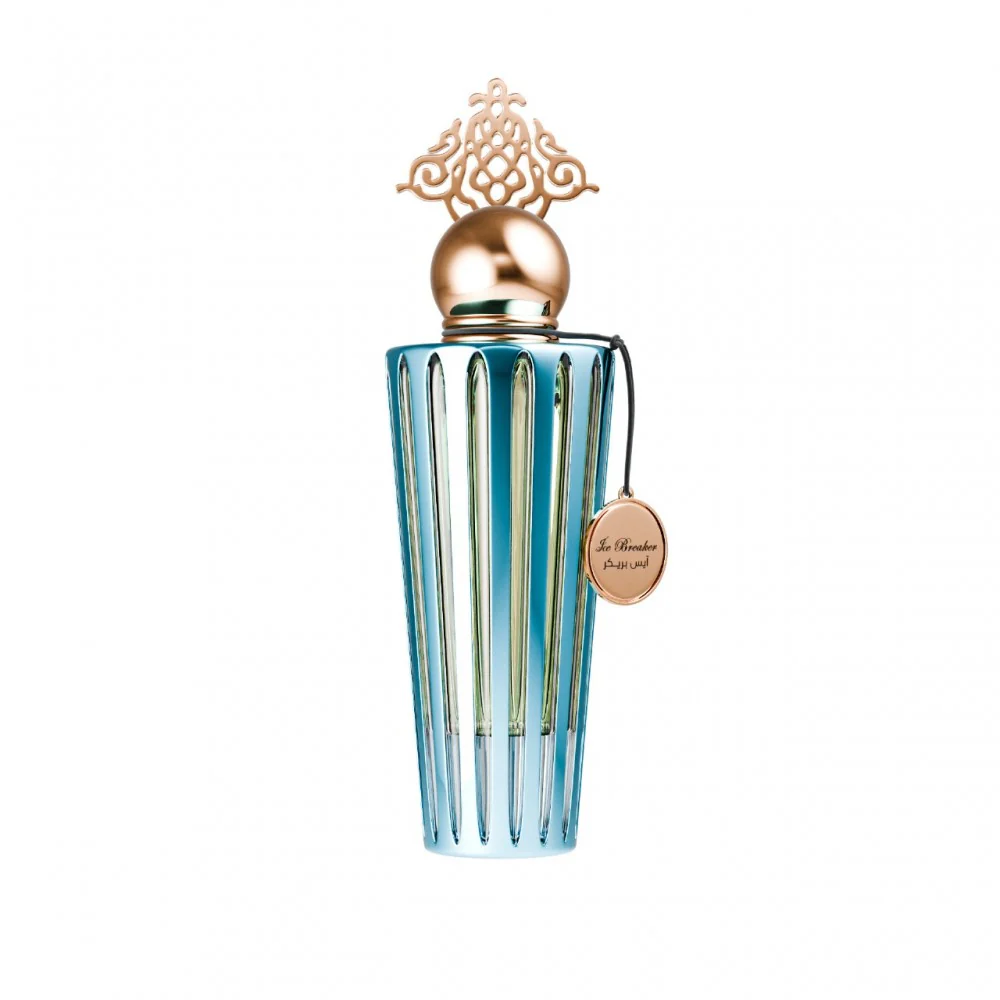 Iconic Ice Breaker Eau de Parfum by Ibraheem Al Qurashi – 75 ml perfume bottle displayed on a white background at Al Rashid Galleria UK.