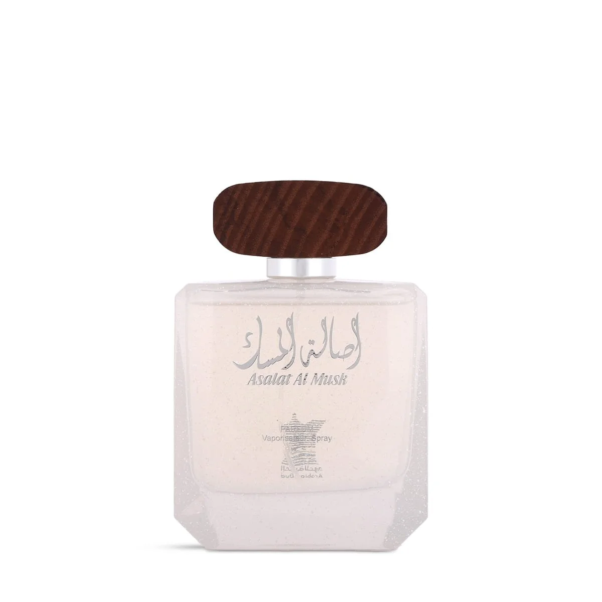 Arabian Oud Asalat Al Musk Eau De Parfum 100ml on white background, luxury floral gourmand fragrance UK