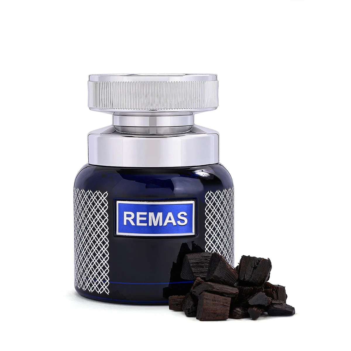 Atyab Al Sheekh Remas Maamoul 36g on white background, luxury tobacco vanilla incense UK