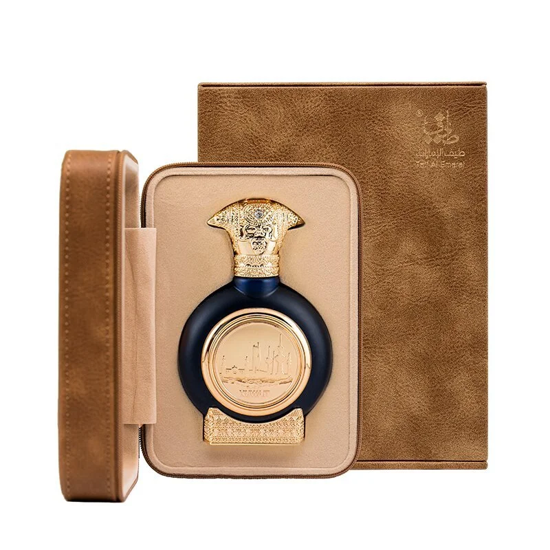 Taif Al Emarat Kuwait Eau De Parfum inside luxury case in front of box UK