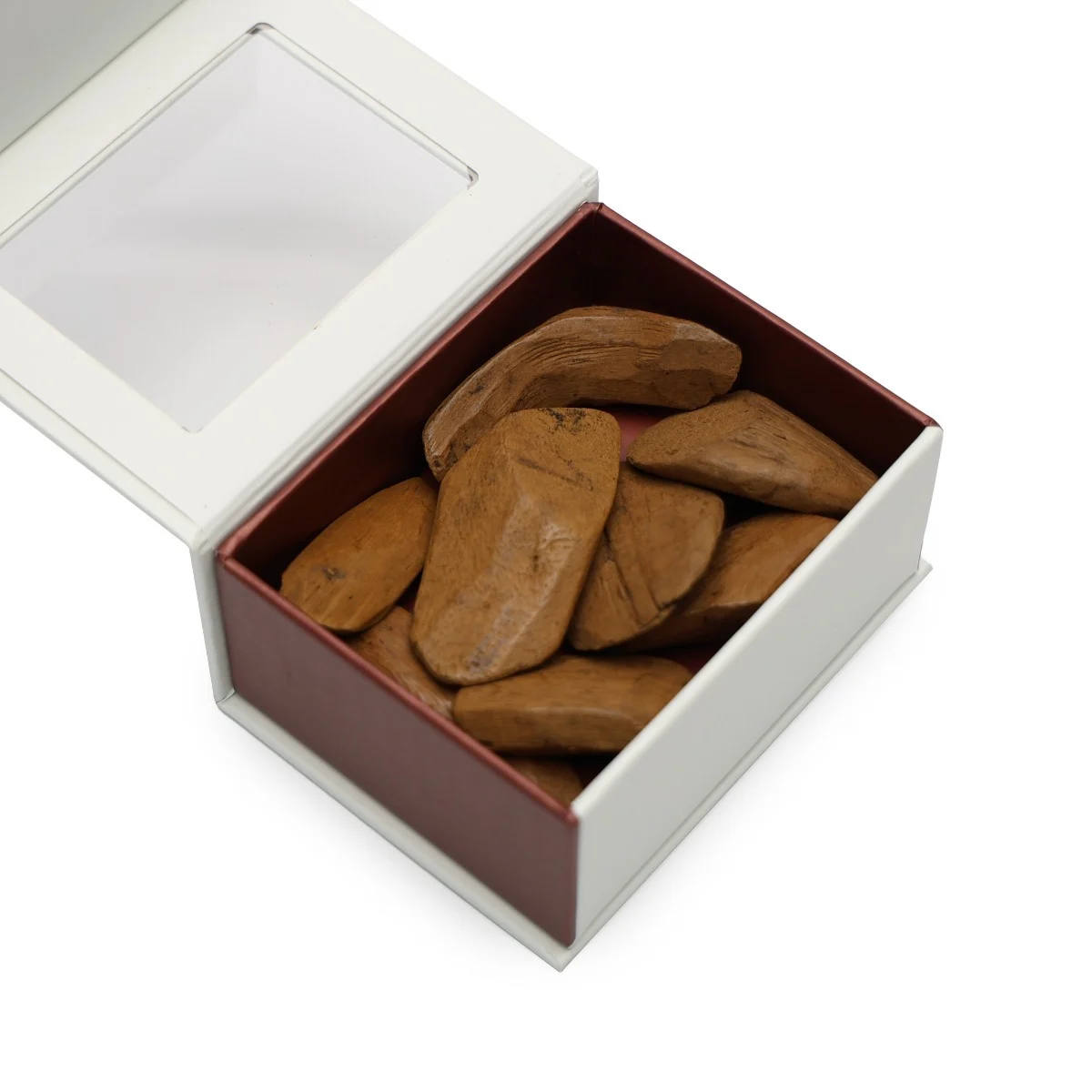 Cambodian Oud Super chips inside box, natural agarwood bakhoor by Arabian Oud UK