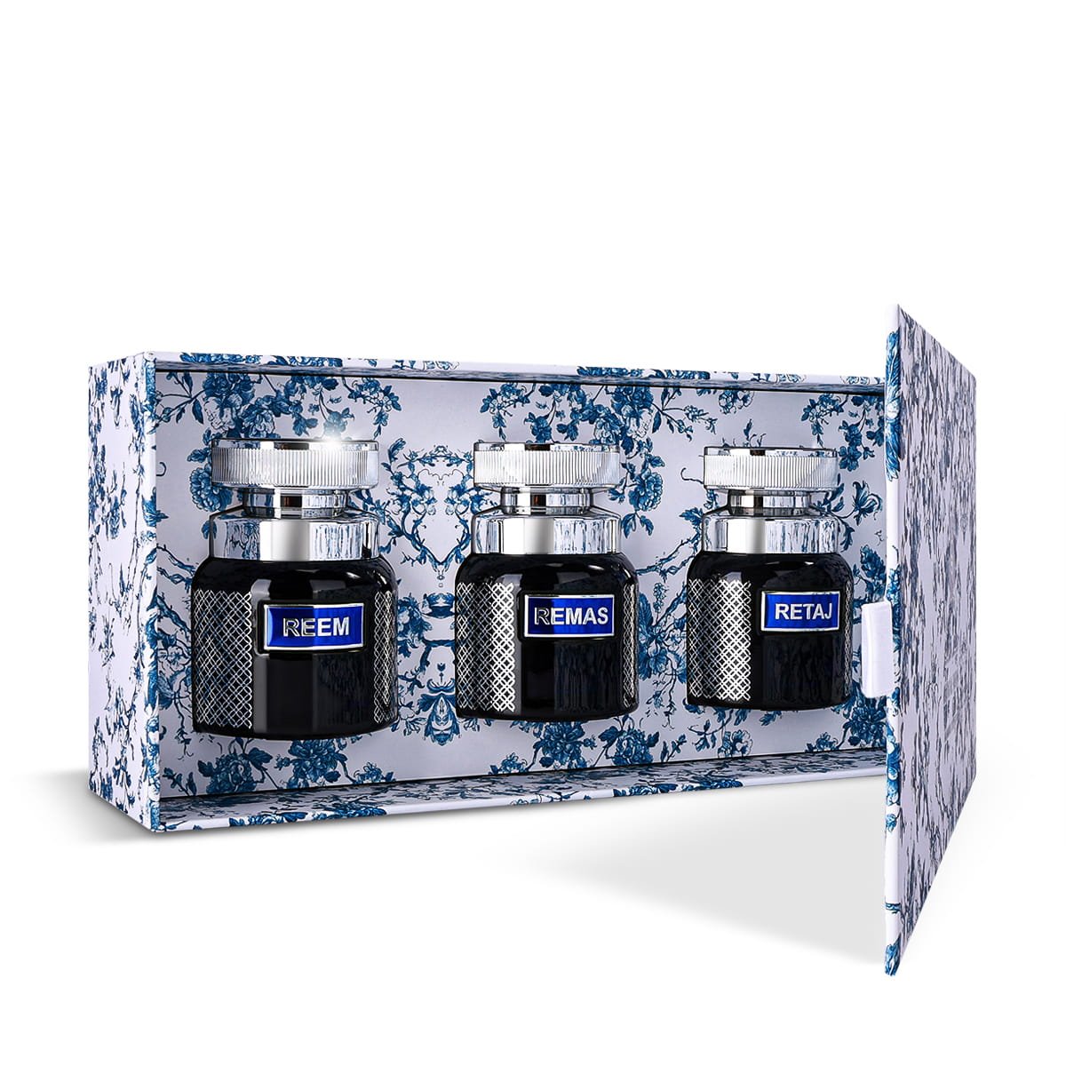 Inside view of Atyab Al Sheekh Maamoul Collection luxury incense box UK