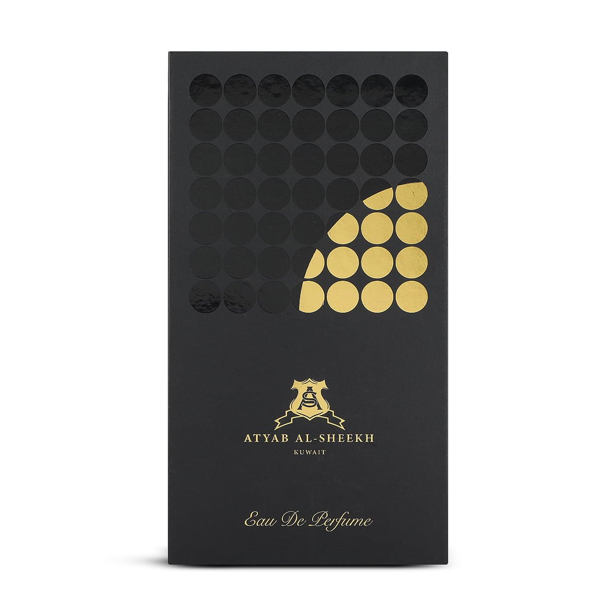 Front view of Atyab Al Sheekh Attractive perfume box UK