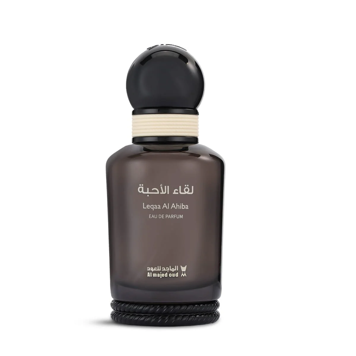 Al Majed Oud Leqaa Al Ahiba Classic eau de parfum 100ml on white background, luxury fragrance UK