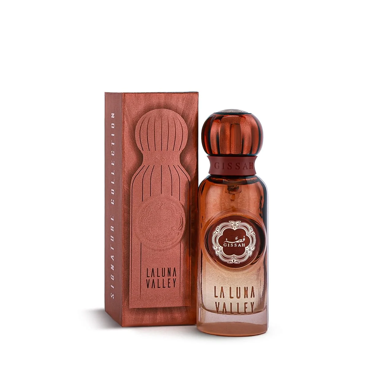 Gissah La Luna 15ml Eau de Parfum displayed beside its box – luxury unisex Eid perfume gift UK