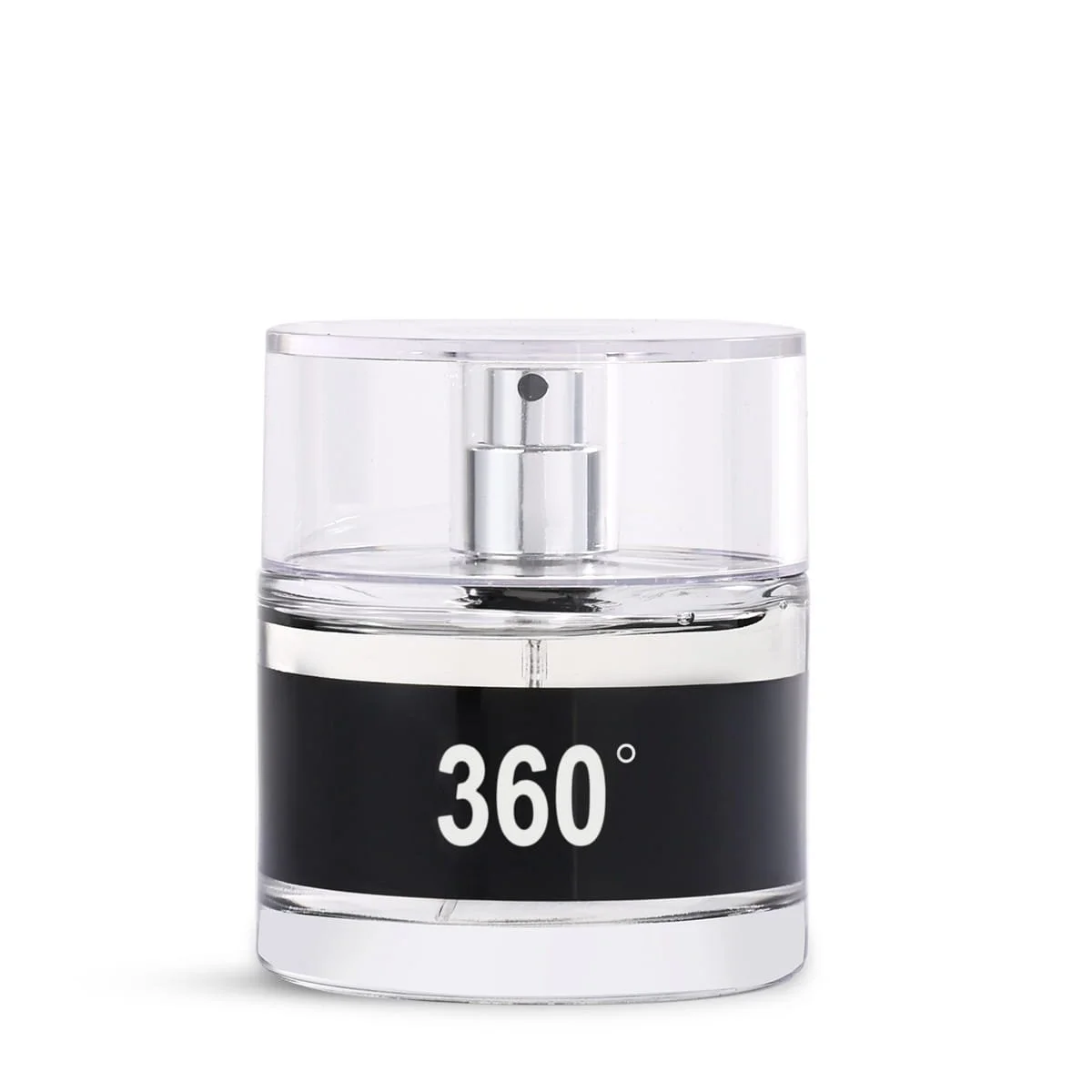 Arabian Oud 360 Black Eau De Parfum 100ml on white background, luxury oriental fruity fragrance UK