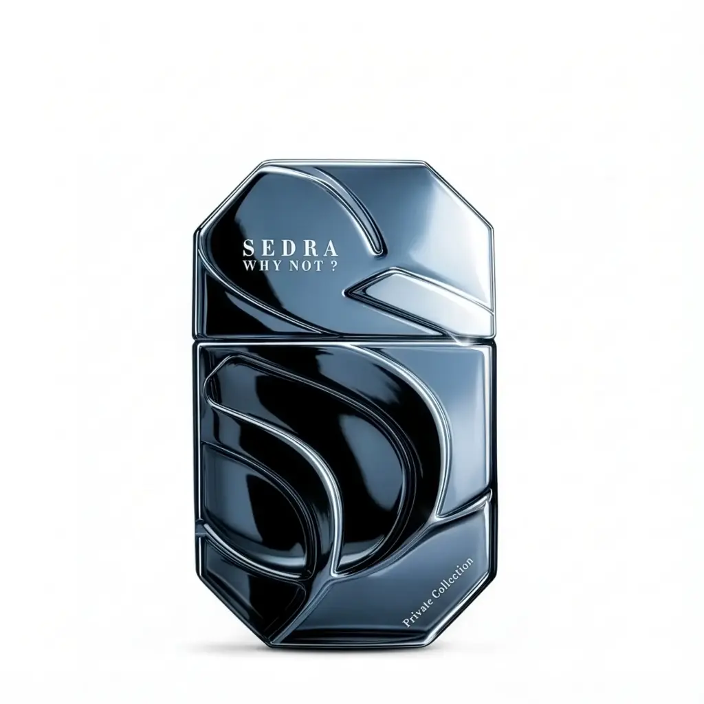 SEDRA WHY NOT eau de parfum 90ml on white background, luxury spicy oriental fragrance UK