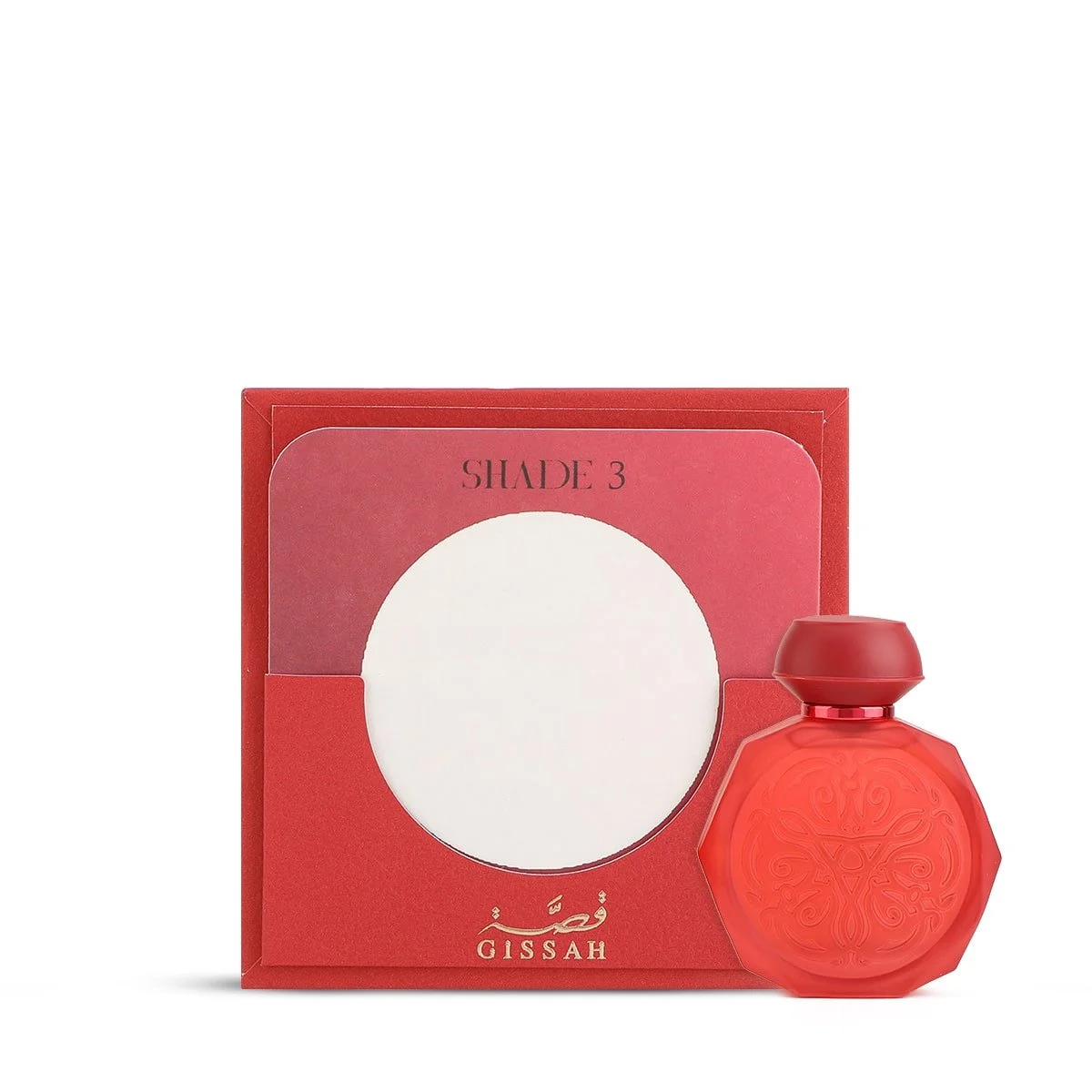 Gissah Shades 3 Eau de Parfum 30ml shown with its elegant leaflet design
