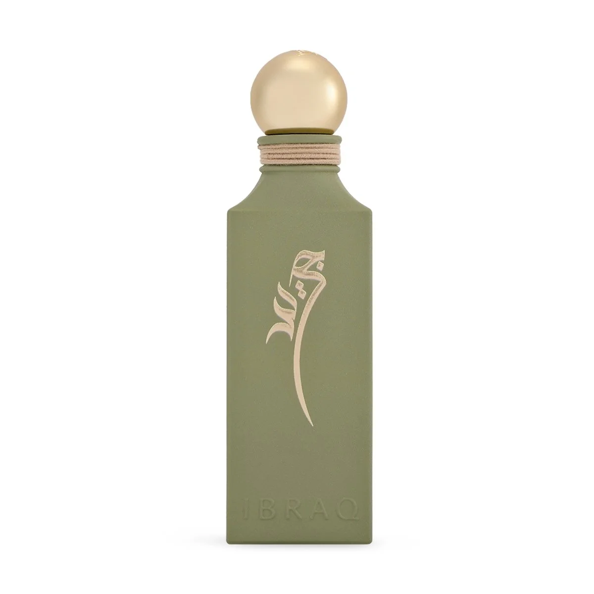 Irth Collection Athq perfume bottle by Al Rashid Galleria on a white background — embodying Arabic luxury and depth.