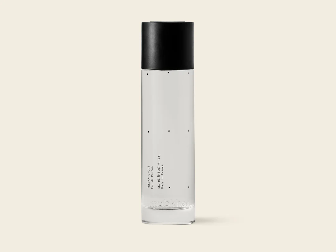 Mubkhar Tuscan Grove Eau De Parfum 150ml on white background, woody powdery amber fragrance UK