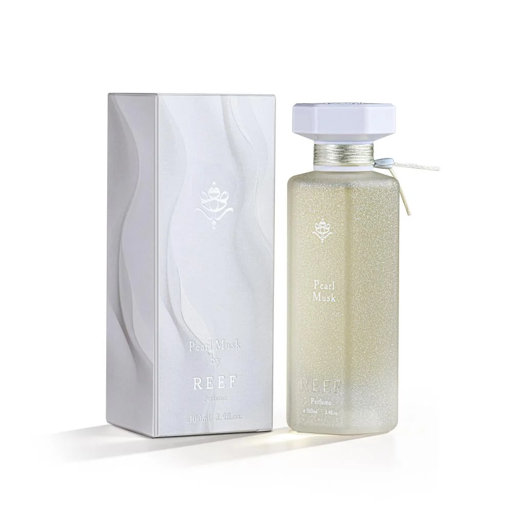 Reef Pearl Musk 100ml perfume with box by Reef, authentic luxury Arabian fragrance UK