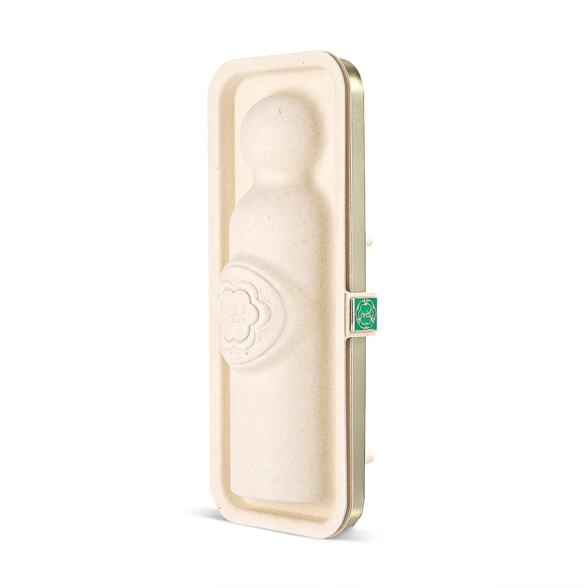 Front view of Gissah Capri luxury fragrance case UK